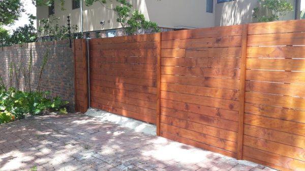 PAR wooden gate