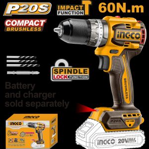 Cordless Compact B/Less Impact Drill